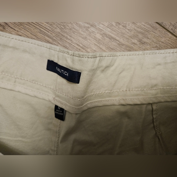Cream Nautica Women's Mid Rise Twill Short Size 12 5" Inseam NWT - Picture 5 of 5